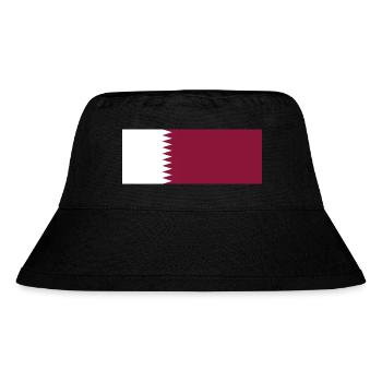 Qatar - Stanley/Stella Recycled Bucket Hat - black - Front