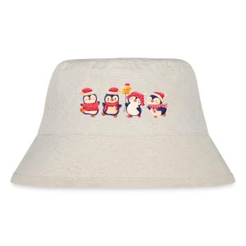 Drôle de pinguin Noël - Bob recyclé Stanley/Stella - blanc naturel - Devant