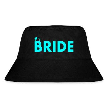 Bride - Stanley/Stella recycelter Bucket Hat - Schwarz - Vorne