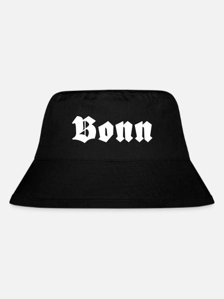 Bonn - Stanley/Stella recycelter Bucket Hat - Schwarz