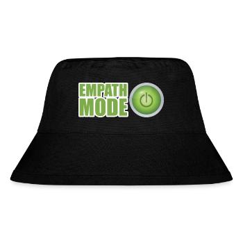 Empath Mode Green Power Button Design - Stanley/Stella Recycled Bucket Hat - black - Front