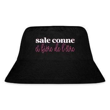 Sale Conne et Fière de l'être Cadeau Filles Copine - Bob recyclé Stanley/Stella - noir - Devant