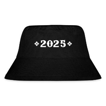 2025 - Geburtstagsgeschenk 2025 Cassique - Stanley/Stella recycelter Bucket Hat - Schwarz - Vorne