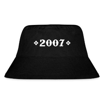 2007 - Birthday Gift 2007 Classic - Stanley/Stella Recycled Bucket Hat - black - Front