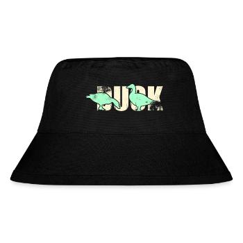 Duck Bird - Stanley/Stella Recycled Bucket Hat - black - Front