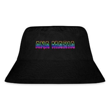 Ana Maria RS Rainbow - Stanley/Stella Recycled Bucket Hat - black - Front