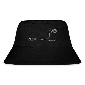 Weststrand Darß - Stanley/Stella Recycled Bucket Hat - black - Front