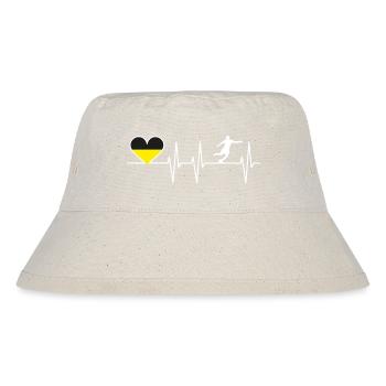 Dortmund Fußball Herzschlag | Herz | Fans Geschenk - Stanley/Stella Recycled Bucket Hat - natural - Front
