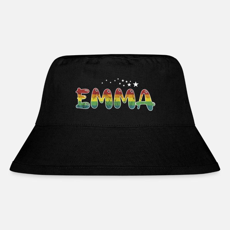 First name Emma Maiden name gift - Stanley/Stella Recycled Bucket Hat - black