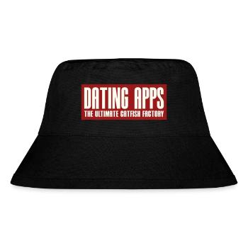DATING APPS - THE ULTIMATE CATFISH FACTORY - Stanley/Stella Recycled Bucket Hat - black - Front