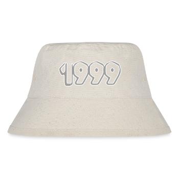 Jahreszahl 1999 - Stanley/Stella recycelter Bucket Hat - Naturweiß - Vorne
