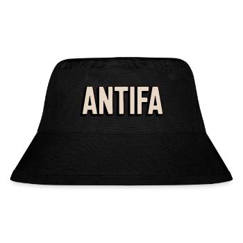 Antifa - Produits dérivés antifascistes - Bob recyclé Stanley/Stella - noir - Devant