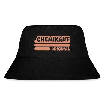 Spruch Chemikant - Stanley/Stella recycelter Bucket Hat - Schwarz - Vorne