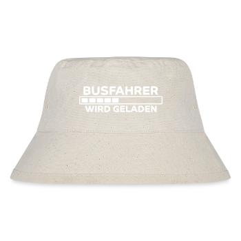 Busfahrer Spruch Beruf Lustiges Busfahrer Geschenk - Stanley/Stella recycelter Bucket Hat - Naturweiß - Vorne