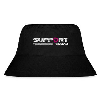 Support squad. Breast cancer awareness. - Stanley/Stella Recycled Bucket Hat - black - Front