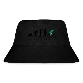 evolution_radfahrer_052012_d_3c - Stanley/Stella recycelter Bucket Hat - Schwarz - Vorne