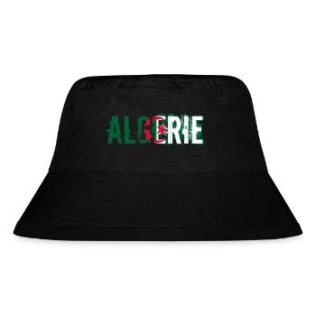 logo_flag_grunge_algerie_2 - Bob recyclé Stanley/Stella - noir - Devant