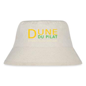 Dune du Pilat, yellow, English - Stanley/Stella Recycled Bucket Hat - natural - Front