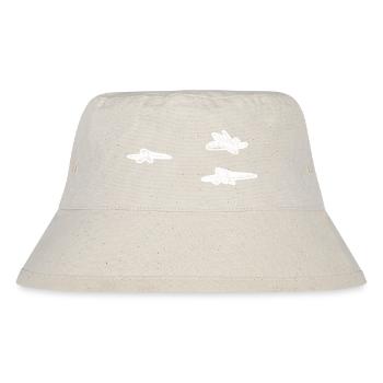 Wolken weiß - Stanley/Stella recycelter Bucket Hat - Naturweiß - Vorne