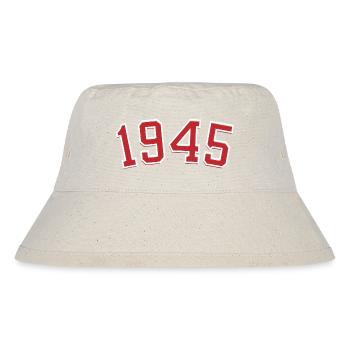Sport year of birth 1945 - Stanley/Stella Recycled Bucket Hat - natural - Front