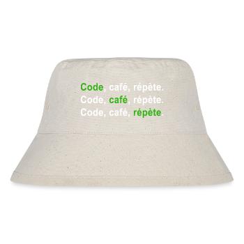 GEEK HUMOR FUNNY JOKE 2 - Stanley/Stella Recycled Bucket Hat - natural - Front