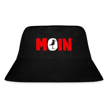 Moin with the seagull - Stanley/Stella Recycled Bucket Hat - black - Front