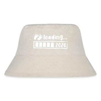 Baby 2026 loading - Pregnancy - Gift - Stanley/Stella Recycled Bucket Hat - natural - Front