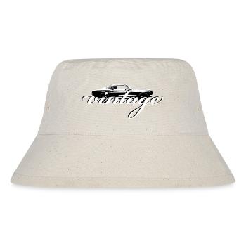 Vintage Car 2 - Stanley/Stella recycelter Bucket Hat - Naturweiß - Vorne