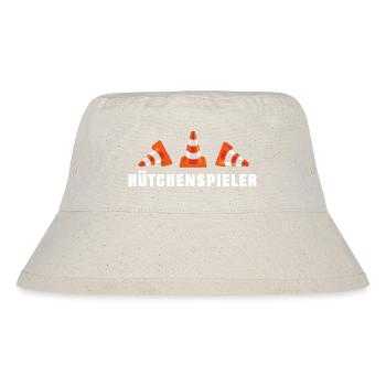Hütchenspieler - Straßenbau (1) - Stanley/Stella recycelter Bucket Hat - Naturweiß - Vorne