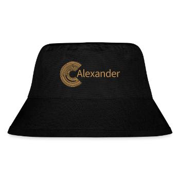 For Alexander - Stanley/Stella Recycled Bucket Hat - black - Front