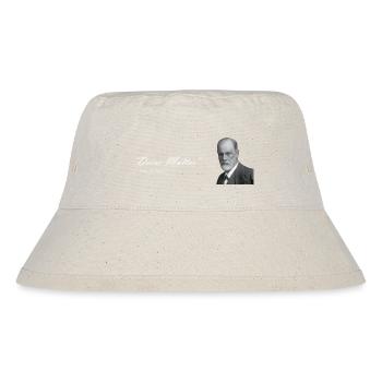 " Deine Mutter " Sigmund Freud - Stanley/Stella recycelter Bucket Hat - Naturweiß - Vorne