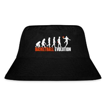 Basketball Basketball Players Evolution - Stanley/Stella Recycled Bucket Hat - black - Front