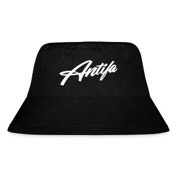 ANTIFA fancy lettering - Stanley/Stella Recycled Bucket Hat - black - Front