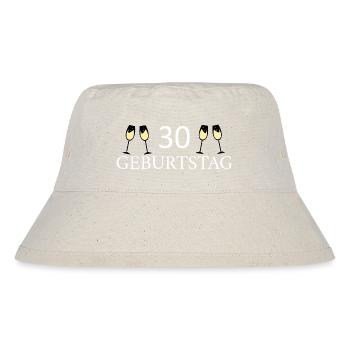 30th birthday 30 years - Stanley/Stella Recycled Bucket Hat - natural - Front