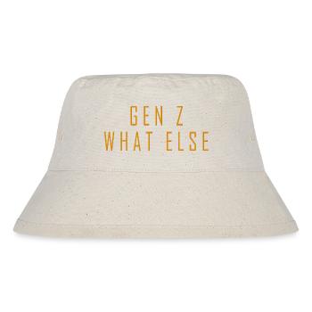 Gen Z what else - Stanley/Stella Recycled Bucket Hat - natural - Front