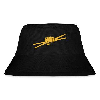 Drumstick Drummer Drum Drumming Drummers - Stanley/Stella recycelter Bucket Hat - Schwarz - Vorne