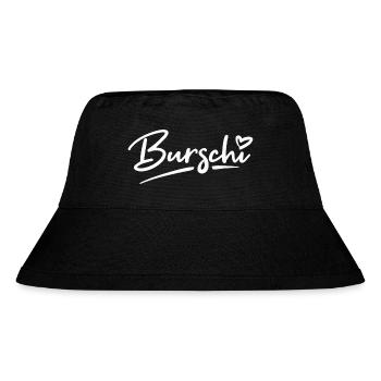 Boy / Boy / Boy / Child / Birth / Lettering - Stanley/Stella Recycled Bucket Hat - black - Front