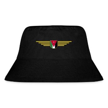 Jordan Amman Fan Outfit T-Shirt Design Gift - Stanley/Stella Recycled Bucket Hat - black - Front