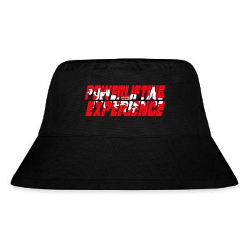 powerlifting ERFAHRUNG - Stanley/Stella recycelter Bucket Hat - Schwarz - Vorne