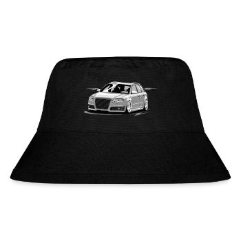 RS4 B7 A4 low style skulldriver tuning car kombi - Stanley/Stella recycelter Bucket Hat - Schwarz - Vorne
