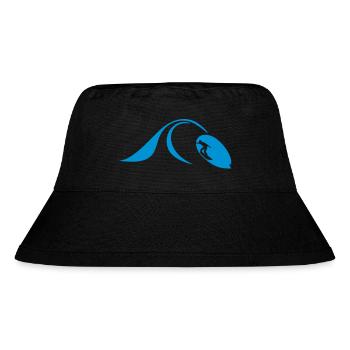 Catch a Wave - Stanley/Stella Recycled Bucket Hat - black - Front