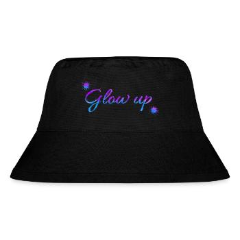 Glow up - Stanley/Stella Recycled Bucket Hat - black - Front
