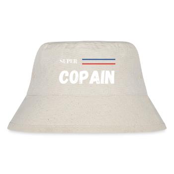 super copain - t-shirt assorti - Bob recyclé Stanley/Stella - blanc naturel - Devant