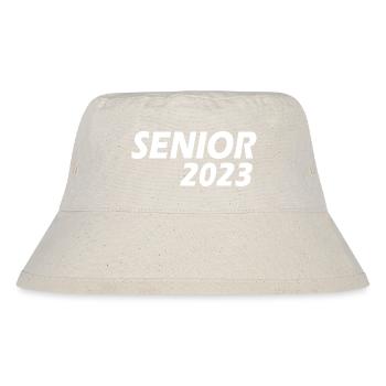 Senior 2023 - Stanley/Stella recycelter Bucket Hat - Naturweiß - Vorne
