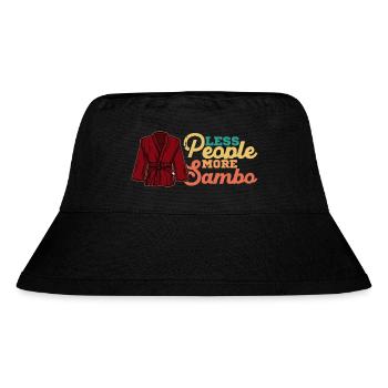 Sambo Kimono Artiste martial Lutte Russie - Bob recyclé Stanley/Stella - noir - Devant