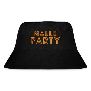 Malle Party, Mallorca, Malle, Party, Bierkönig - Stanley/Stella recycelter Bucket Hat - Schwarz - Vorne