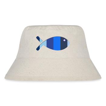 FISCH - Stanley/Stella recycelter Bucket Hat - Naturweiß - Vorne