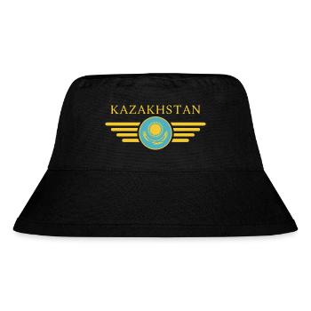 I Love Kazakhstan, Elegance Style Design T-Shirt - Stanley/Stella Recycled Bucket Hat - black - Front
