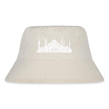 Istanbul Skyline - Stanley/Stella recycelter Bucket Hat - Naturweiß - Vorne