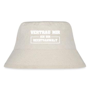 Lustig Lawyer - Stanley/Stella Recycled Bucket Hat - natural - Front